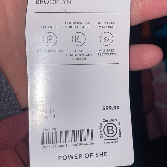 Athleta brooklyn ankle pant In pink size 14 - Picture 3 of 3